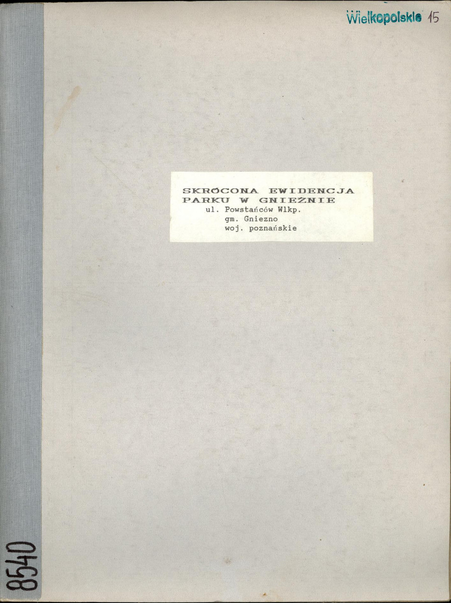 Ewidencja parkowa, skan nr 1