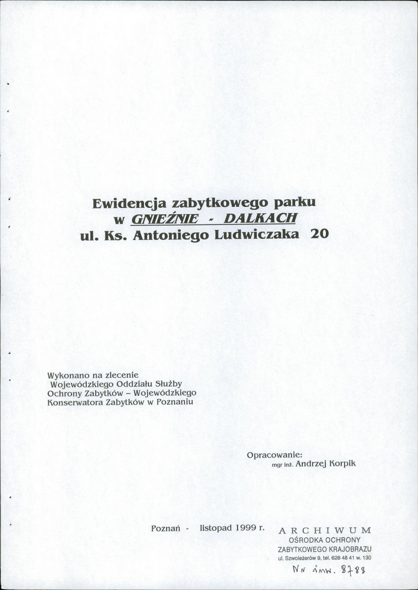 EP - Ewidencja parkowa, skan nr 3