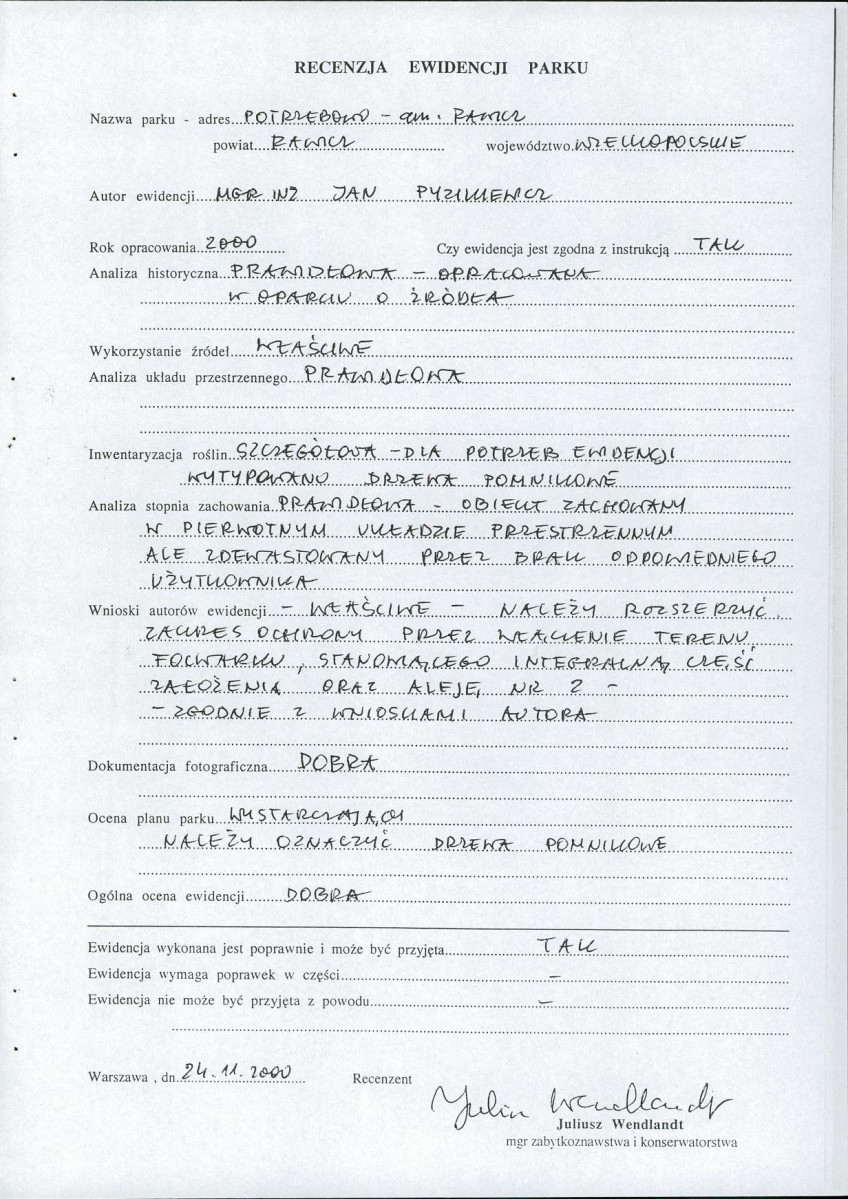 EP - Ewidencja parkowa, skan nr 6