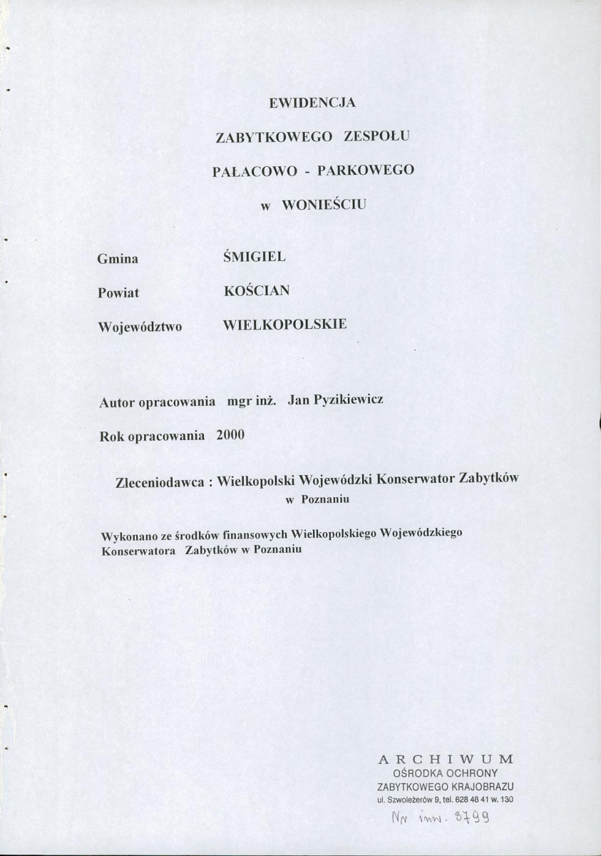 EP - Ewidencja parkowa, skan nr 2