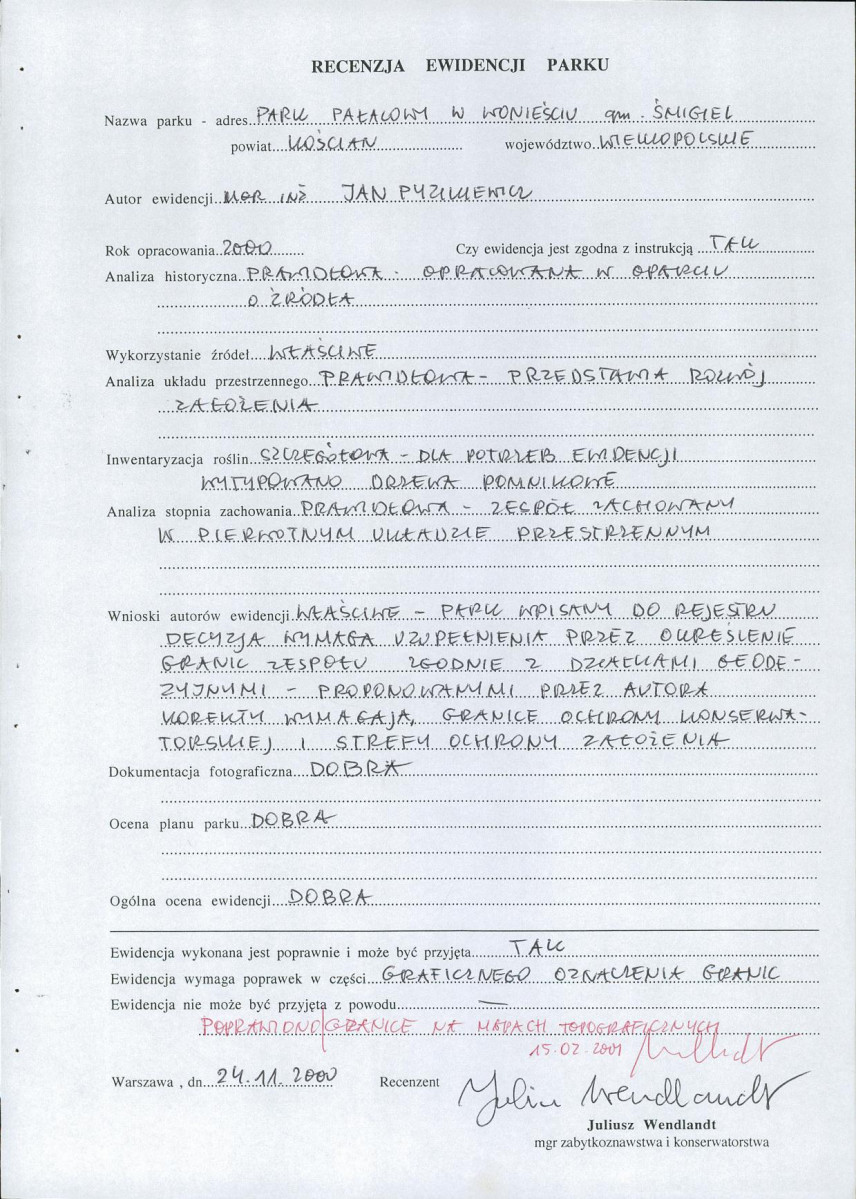 EP - Ewidencja parkowa, skan nr 6