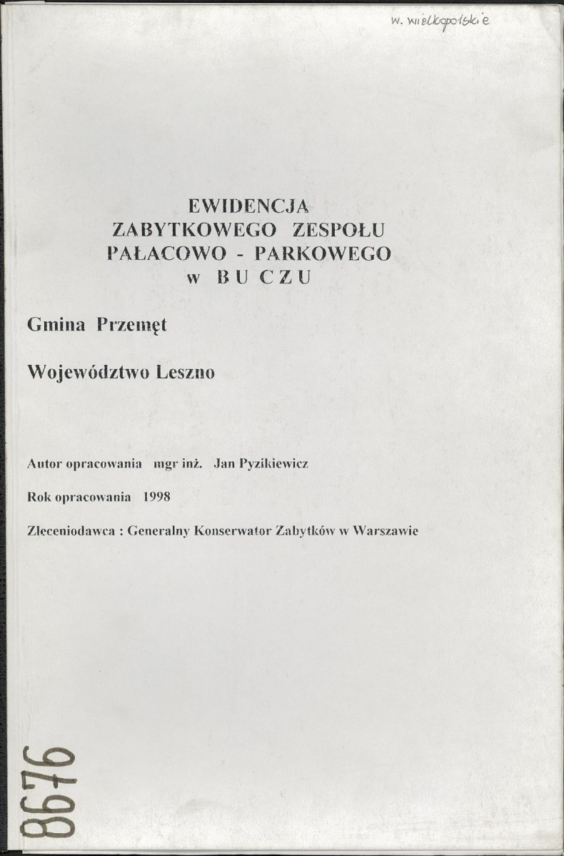 Ewidencja parkowa, skan nr 1