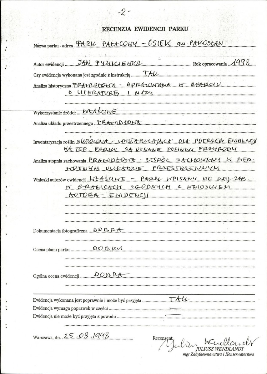EP - Ewidencja parkowa, skan nr 7