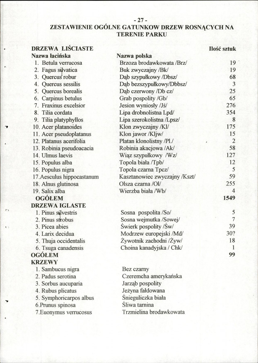 EP - Ewidencja parkowa, skan nr 33