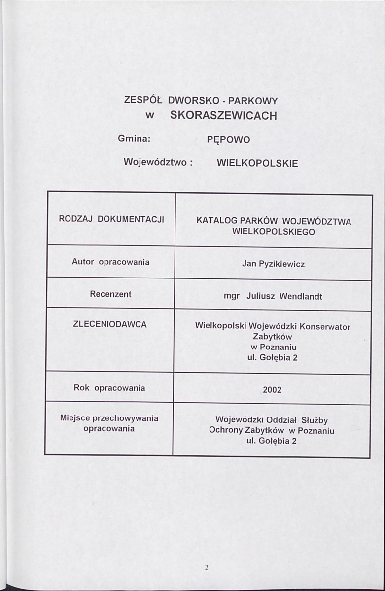 EP - Ewidencja parkowa, skan nr 3