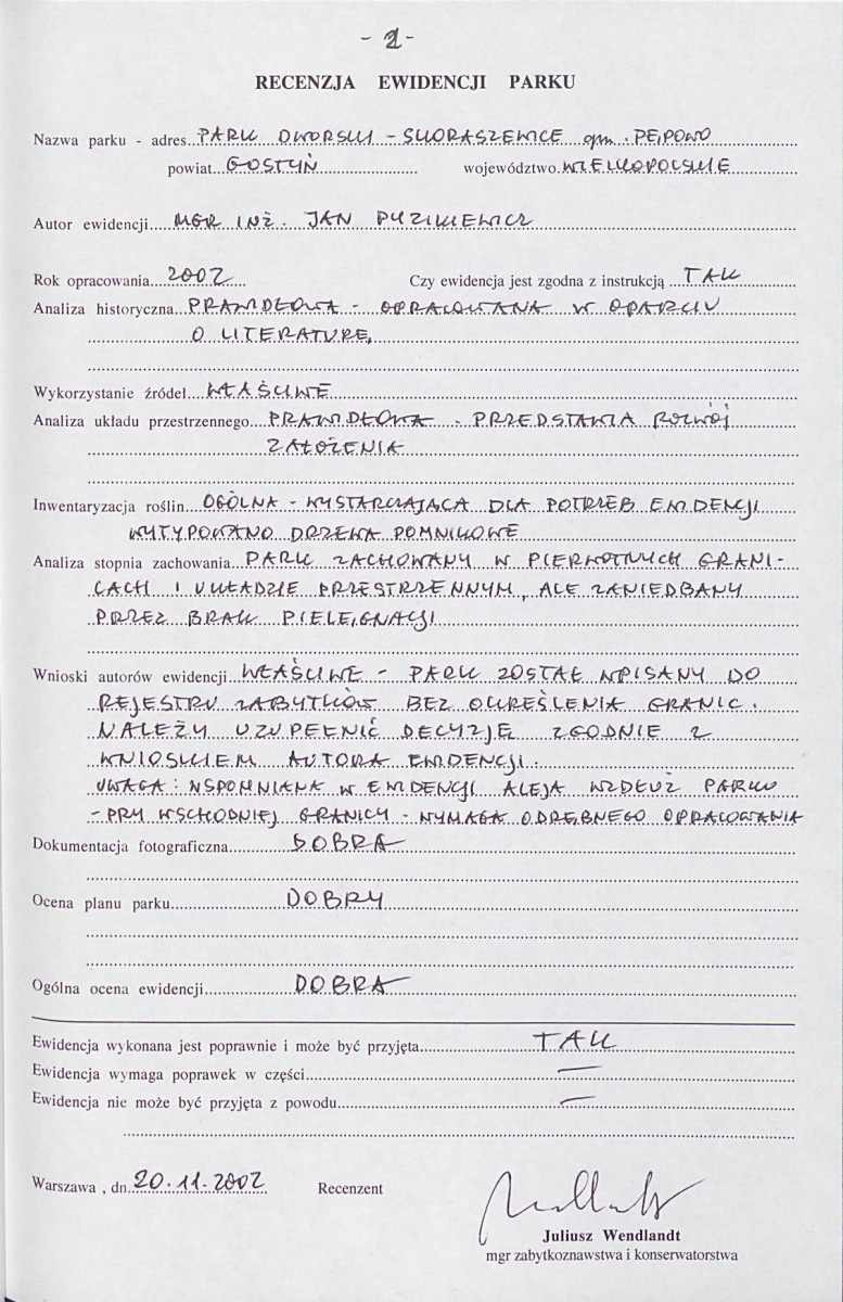 EP - Ewidencja parkowa, skan nr 6