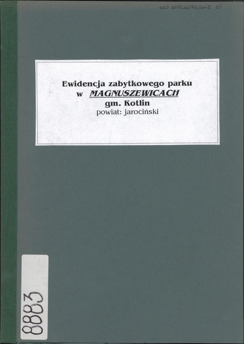 EP - Ewidencja parkowa, skan nr 1