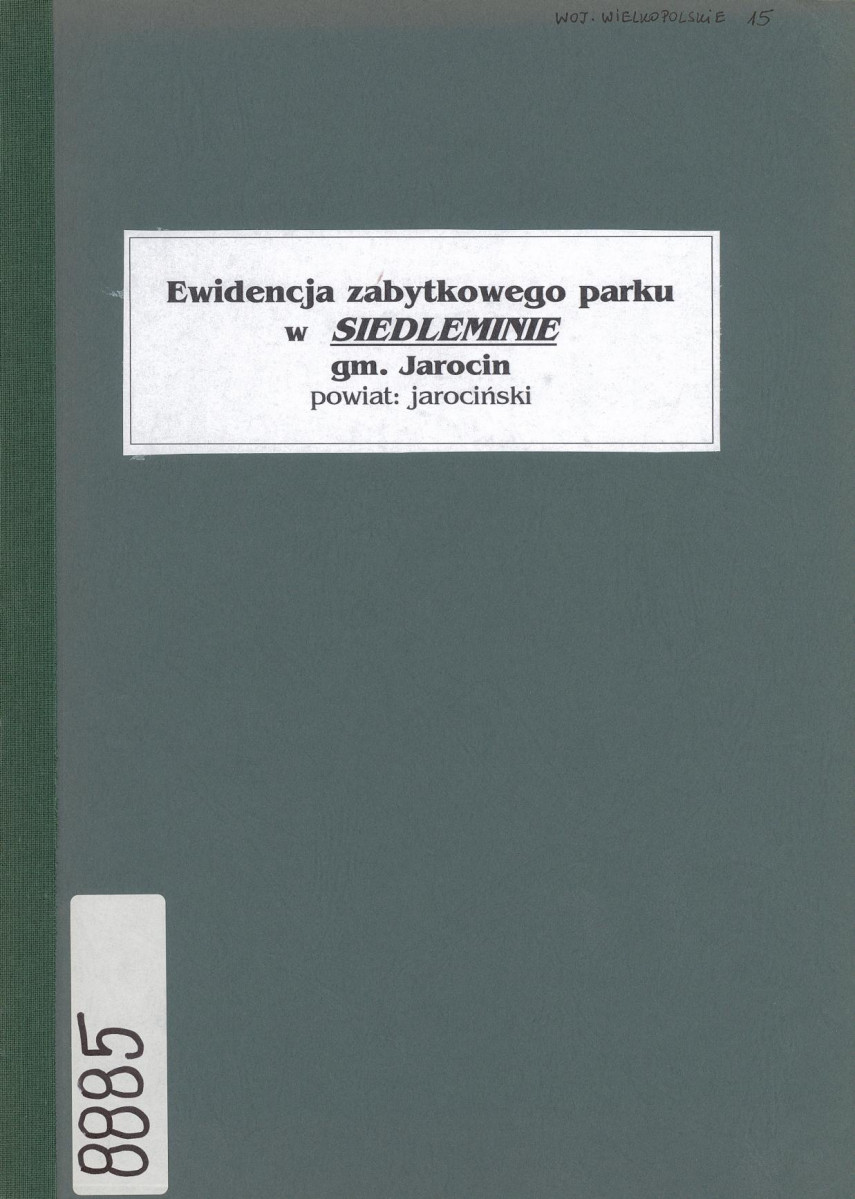EP - Ewidencja parkowa, skan nr 1