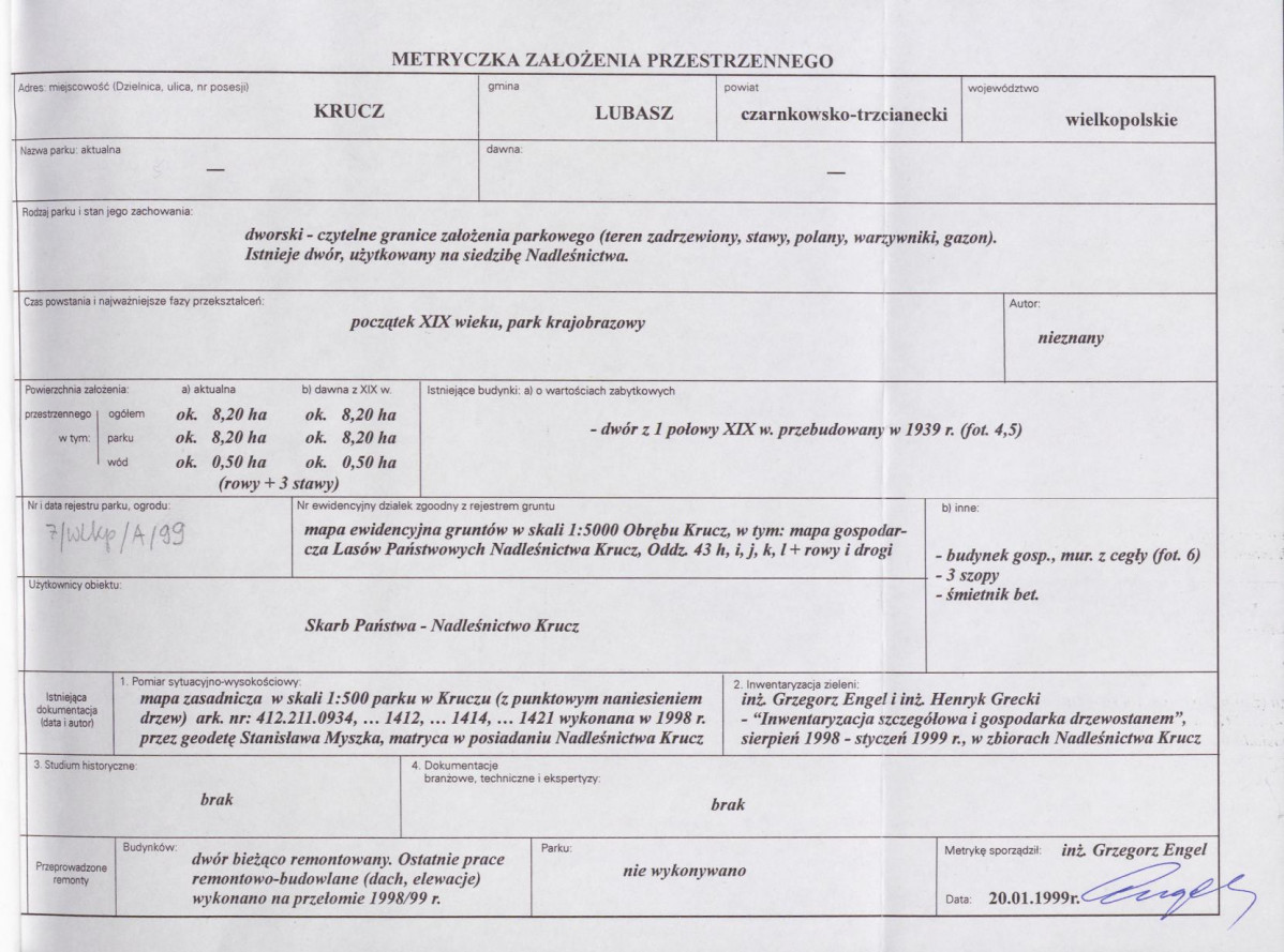 Ewidencja parkowa, skan nr 5