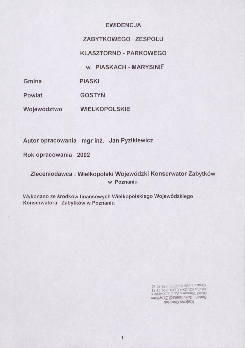 EP - Ewidencja parkowa, skan nr 2