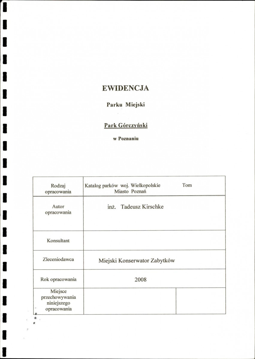 Ewidencja parkowa, skan nr 2
