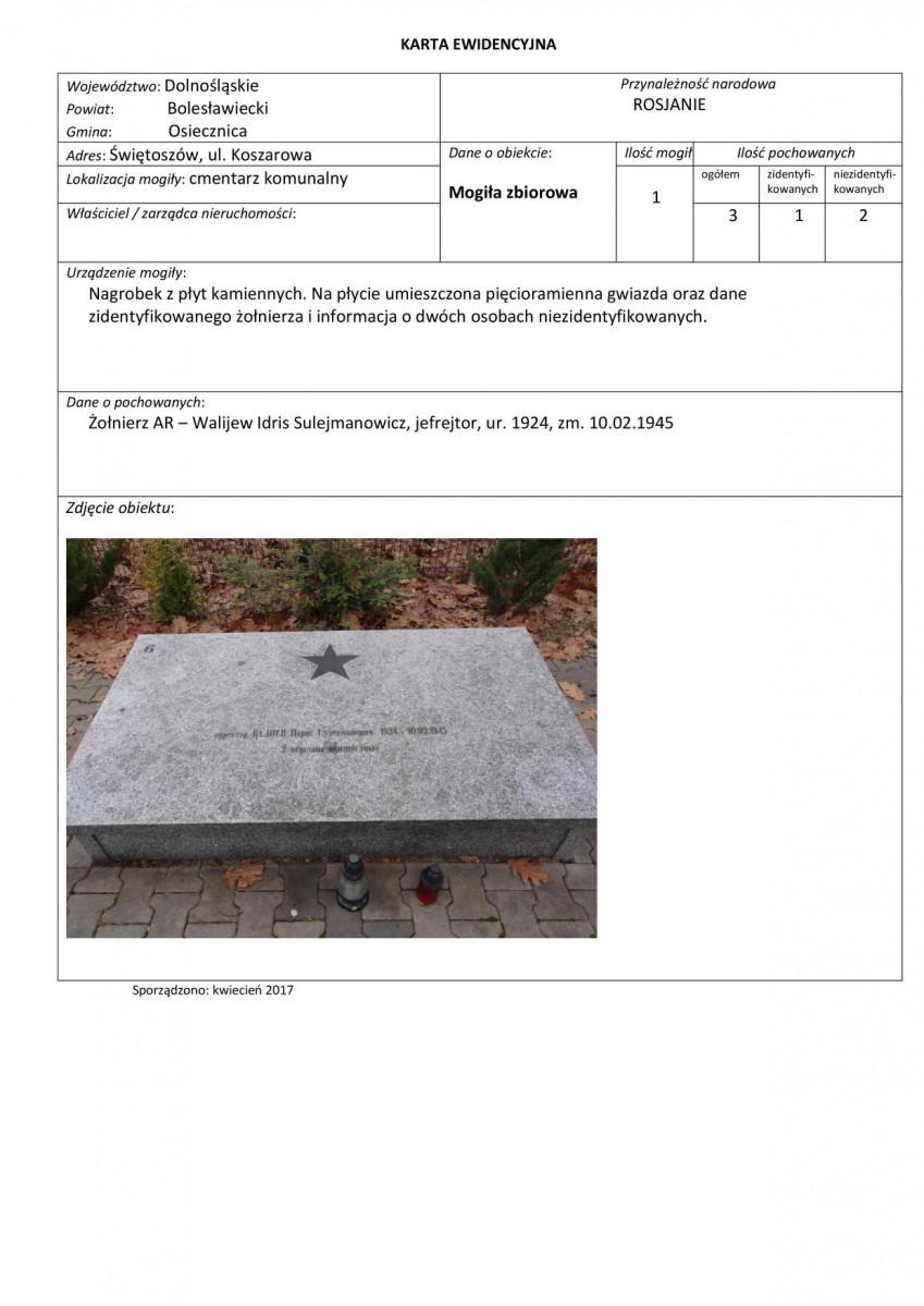 karta ewidencyjna, skan nr 1