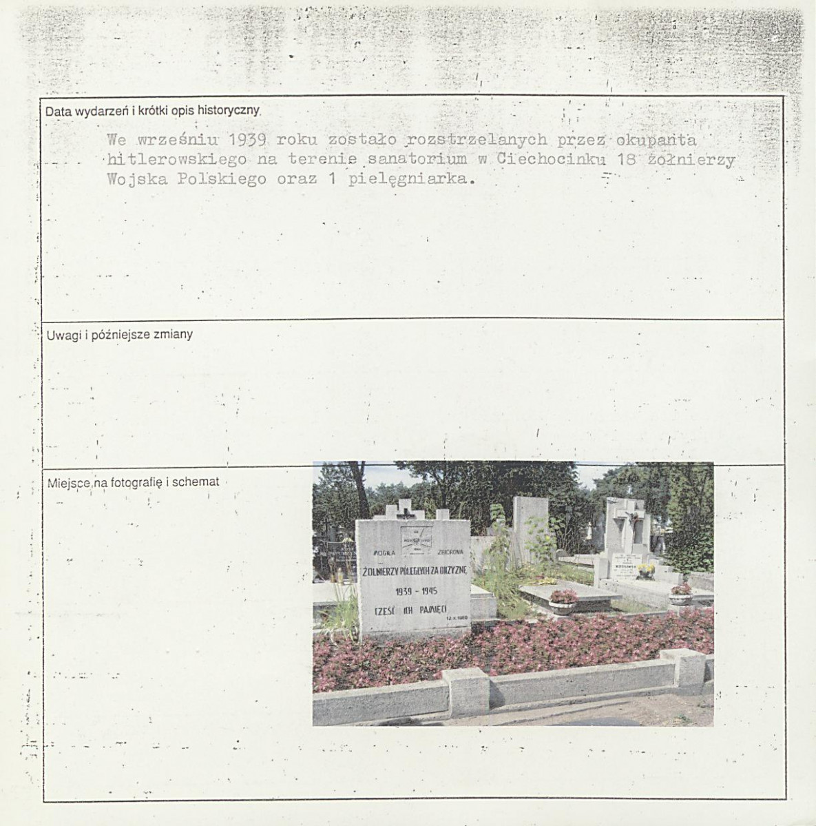 karta ewidencyjna, skan nr 2