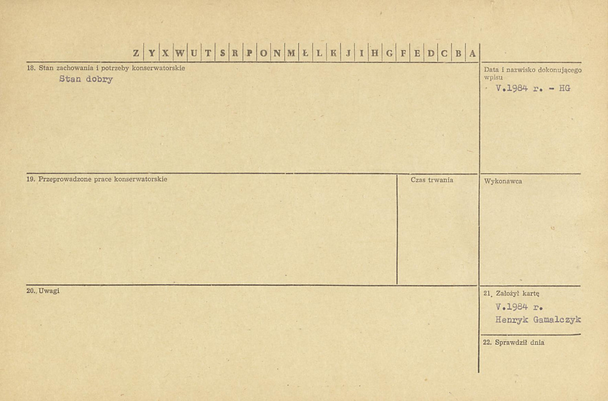karta ewidencyjna, skan nr 2