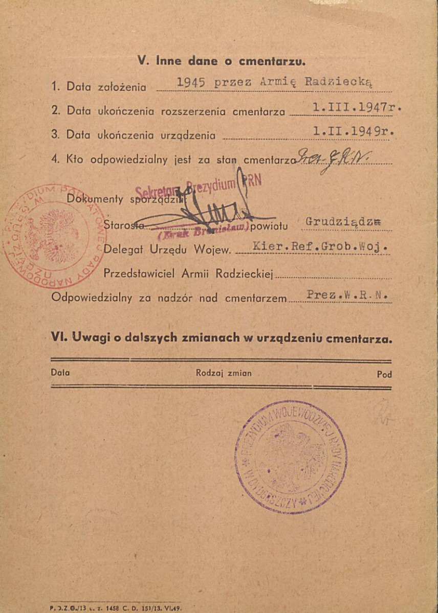 karta ewidencyjna, skan nr 6