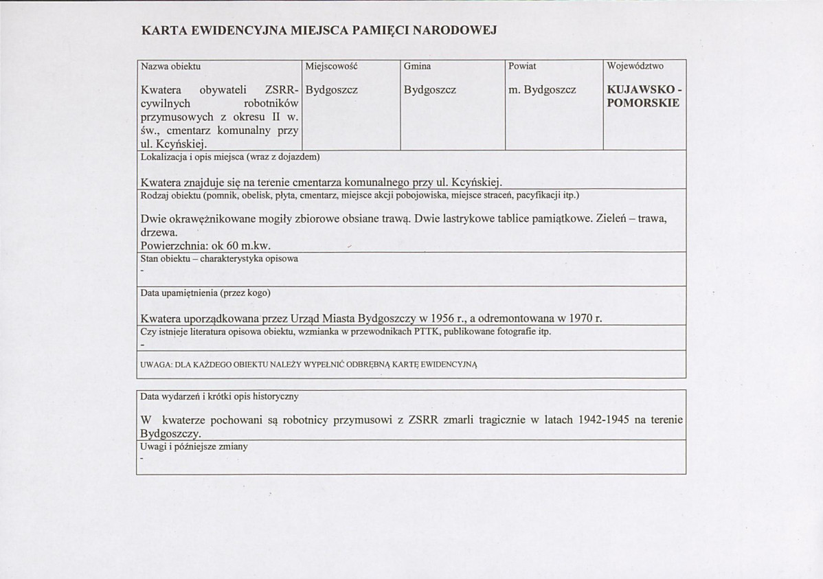 karta ewidencyjna, skan nr 1