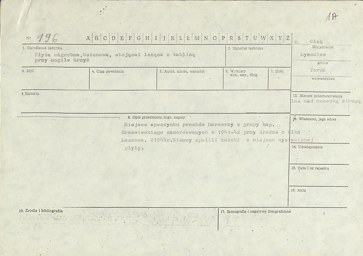 karta ewidencyjna, skan nr 1