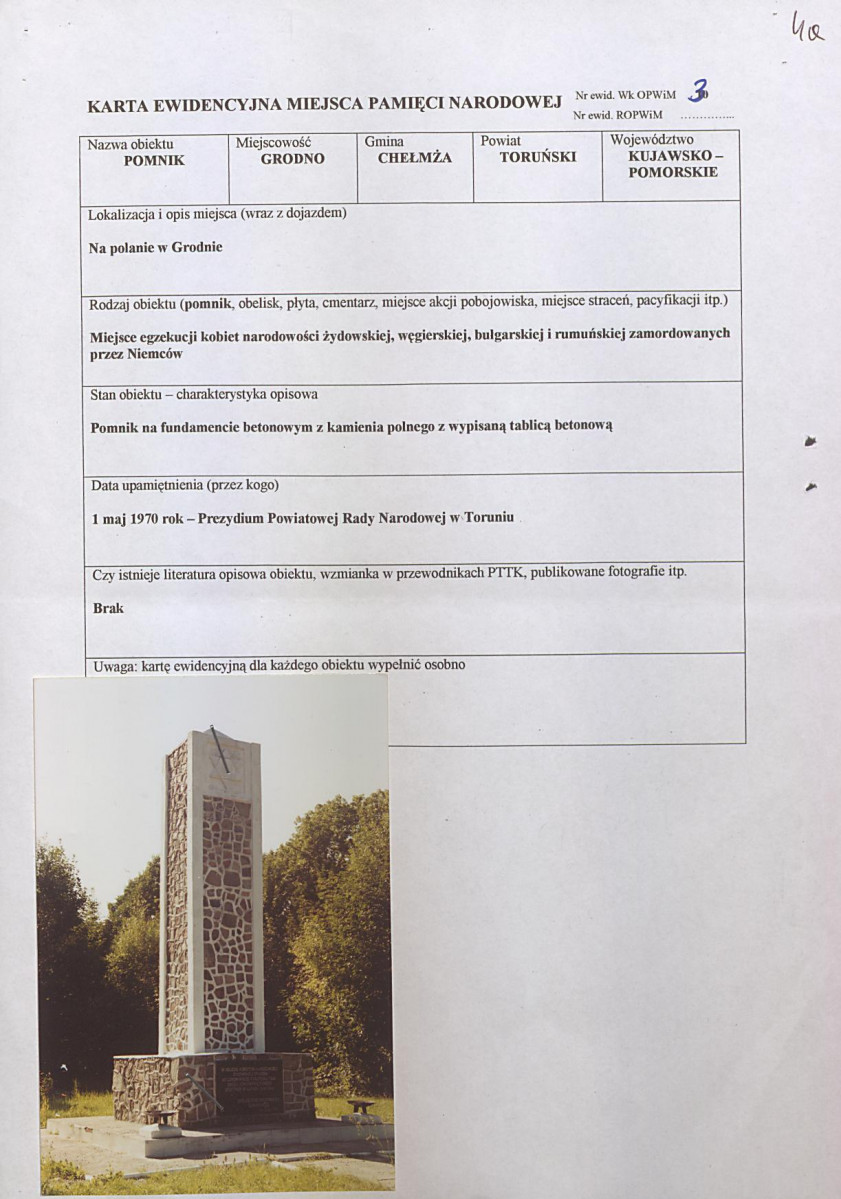 karta ewidencyjna, skan nr 1