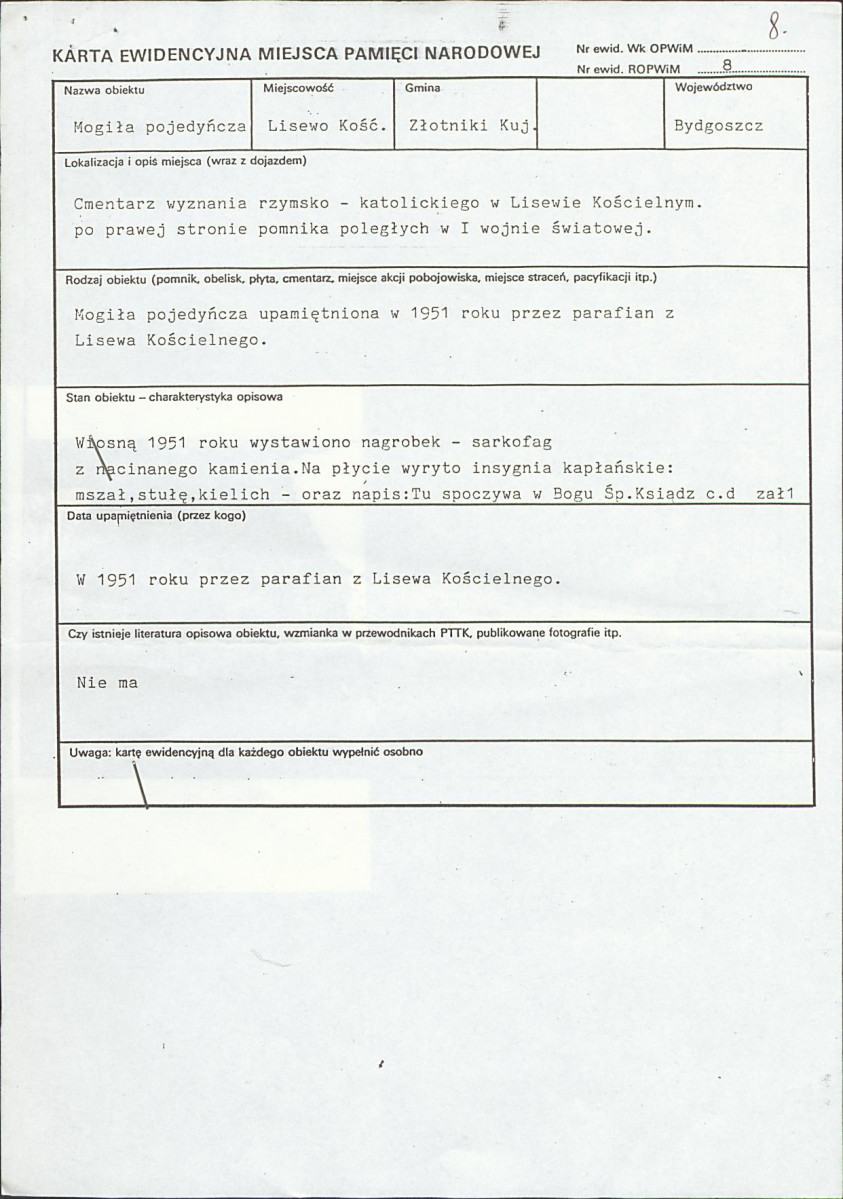 karta ewidencyjna, skan nr 1