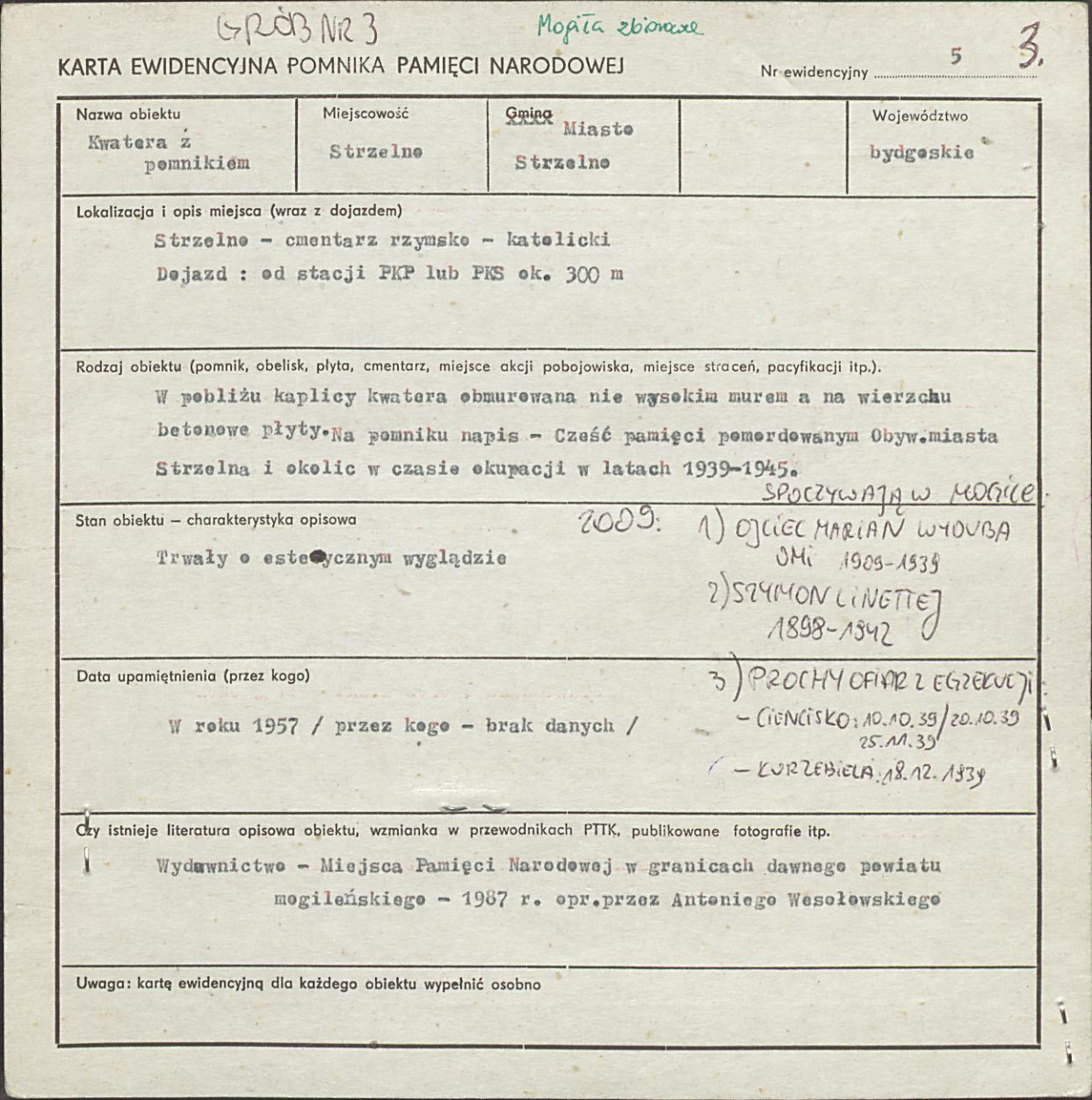 karta ewidencyjna, skan nr 1