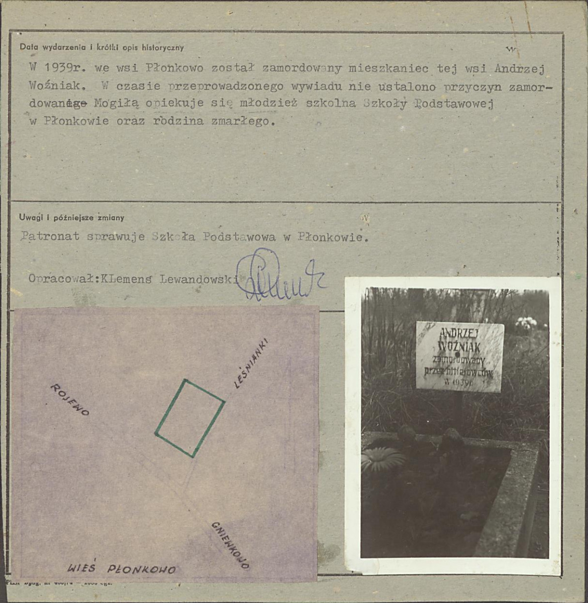 karta ewidencyjna, skan nr 5