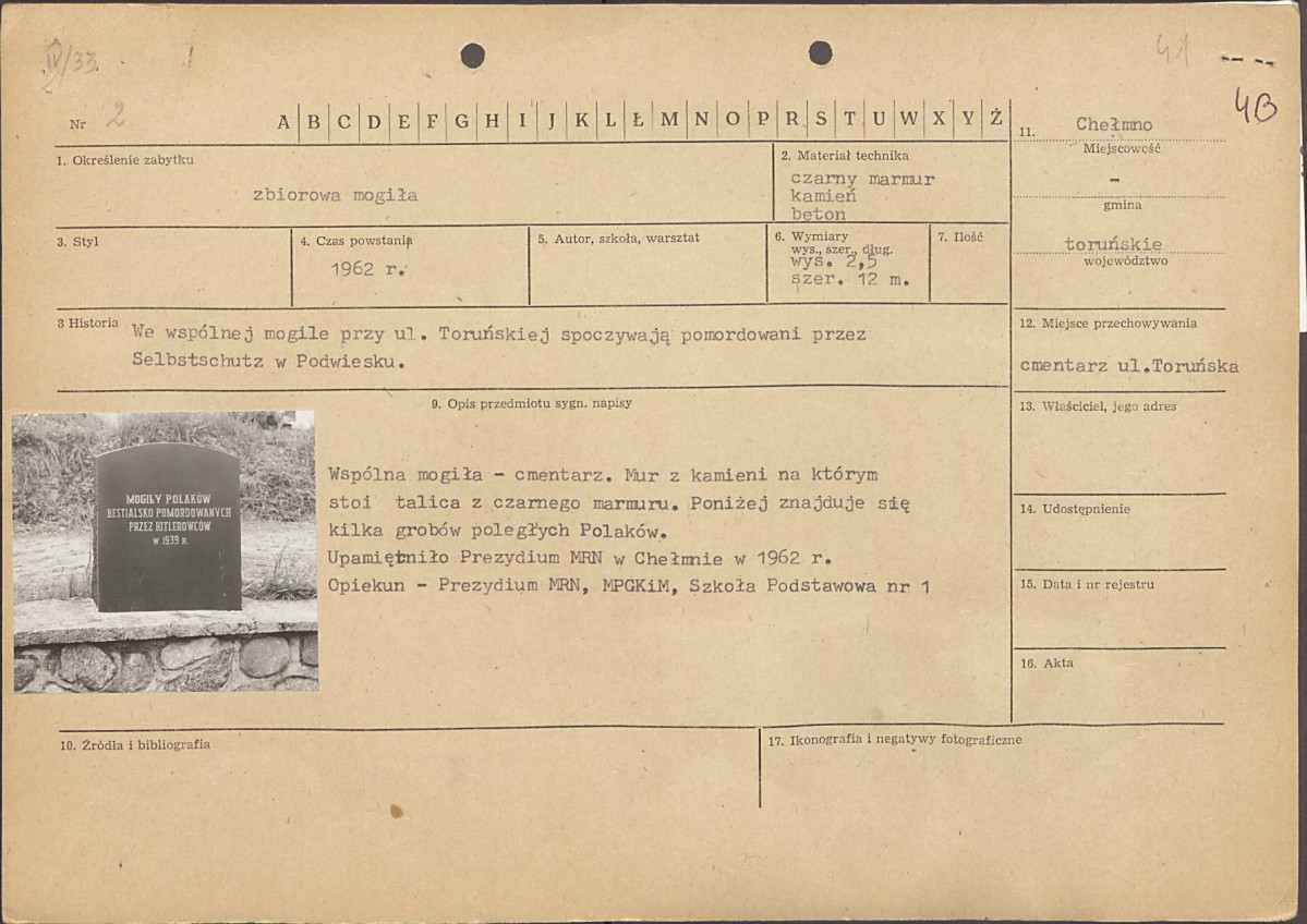 karta ewidencyjna, skan nr 4