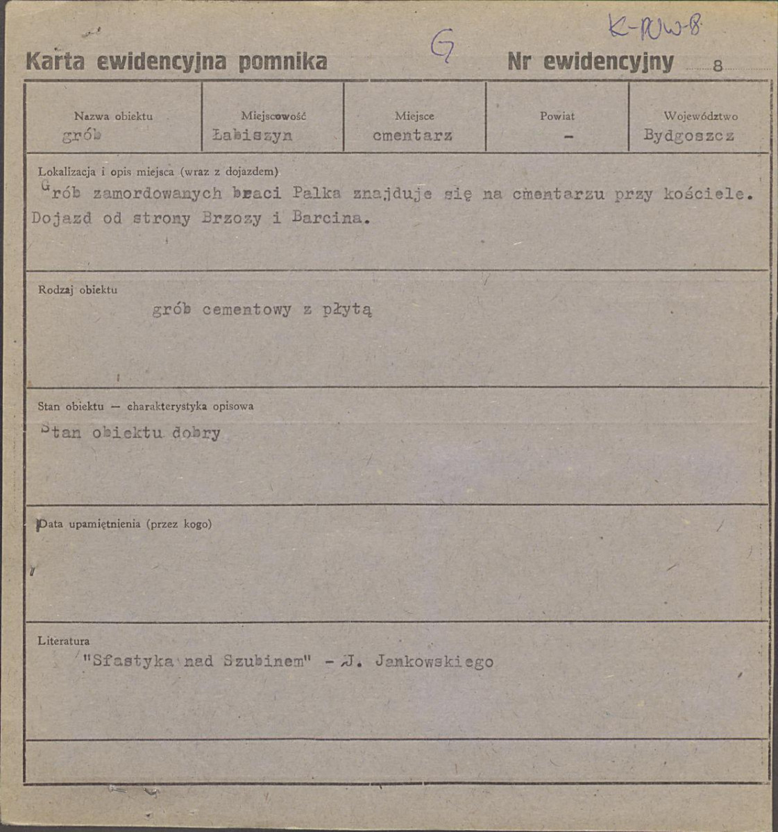 karta ewidencyjna, skan nr 3
