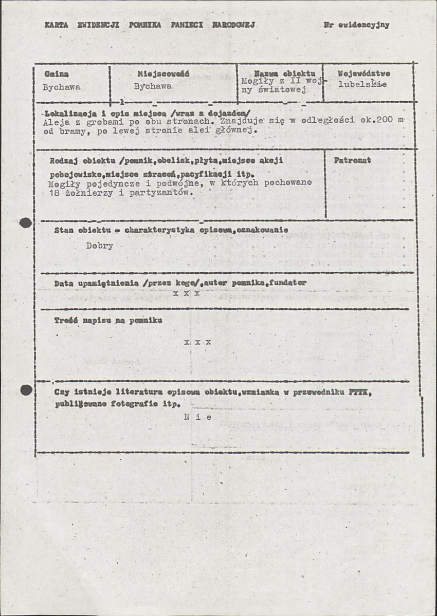 karta ewidencyjna, skan nr 3