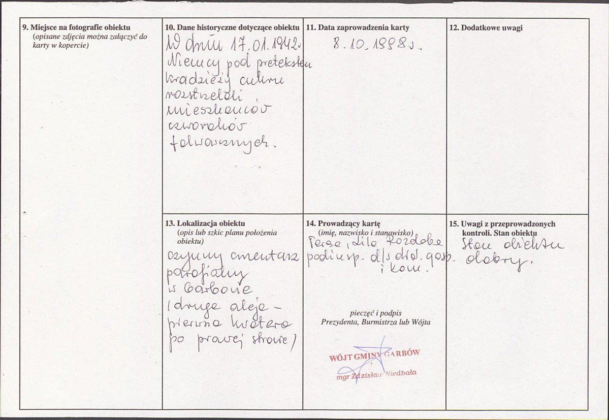 karta ewidencyjna, skan nr 2