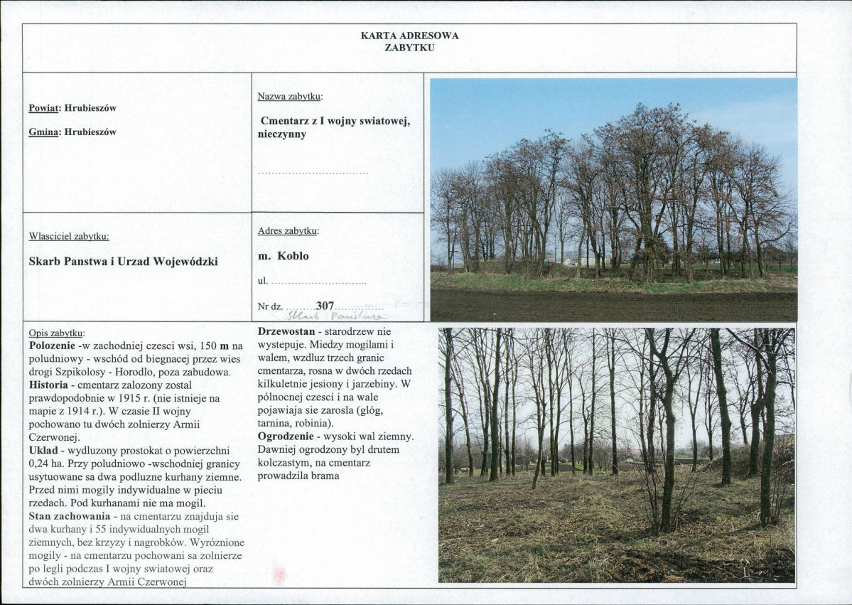 karta ewidencyjna, skan nr 6