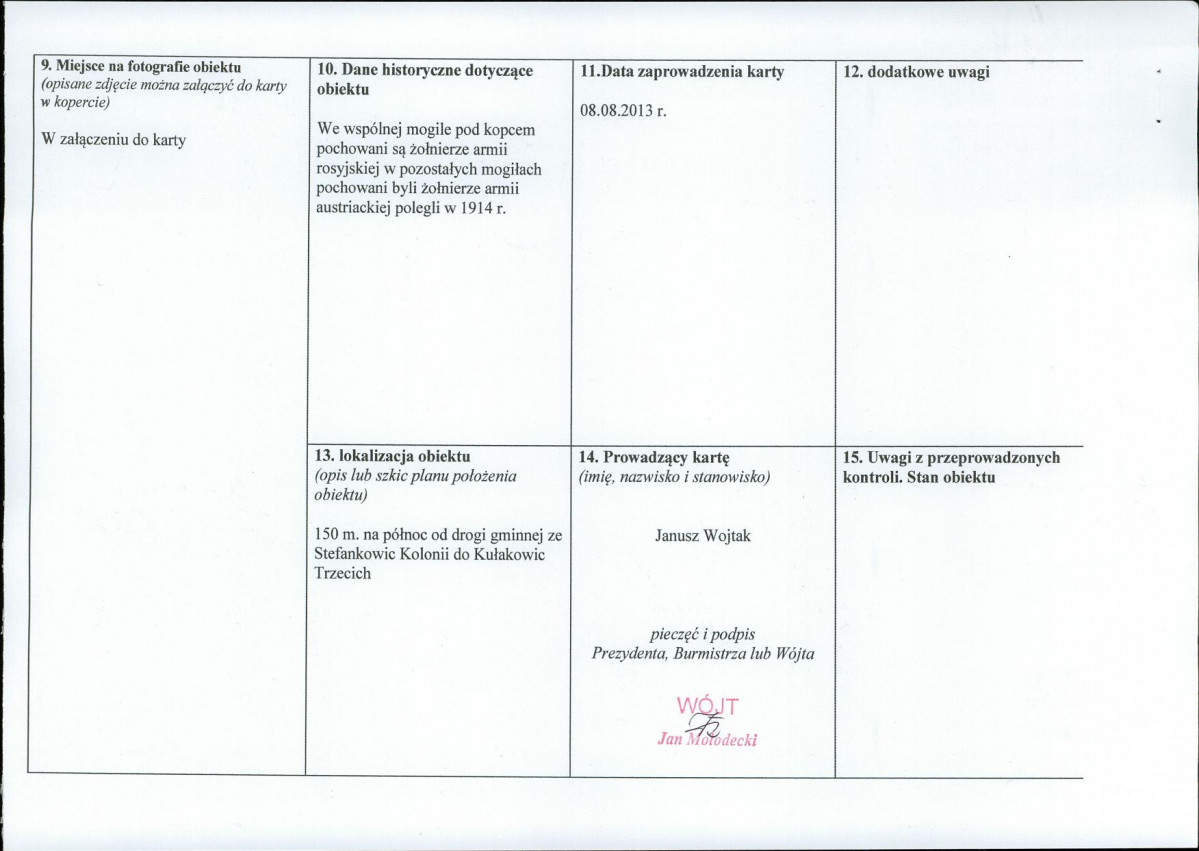 karta ewidencyjna, skan nr 2