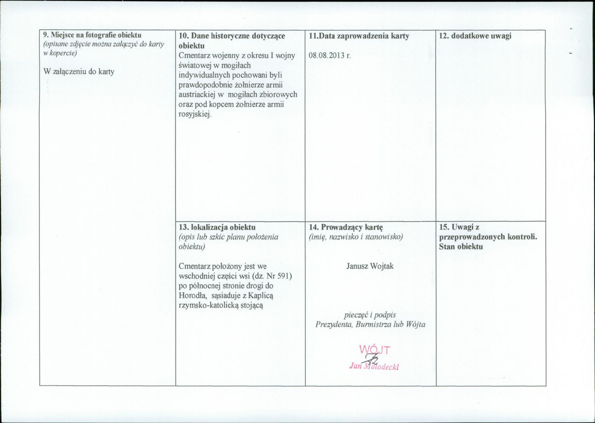 karta ewidencyjna, skan nr 2