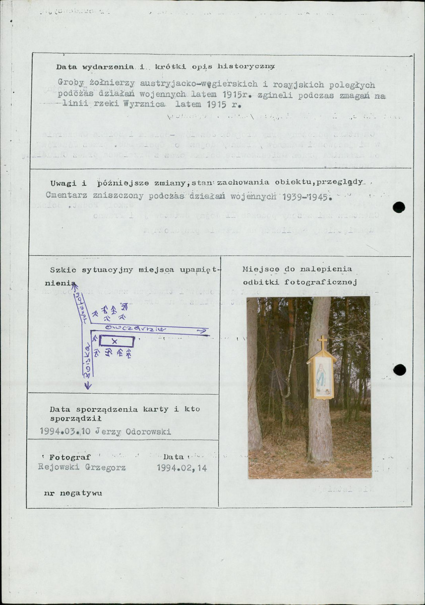 karta ewidencyjna, skan nr 2