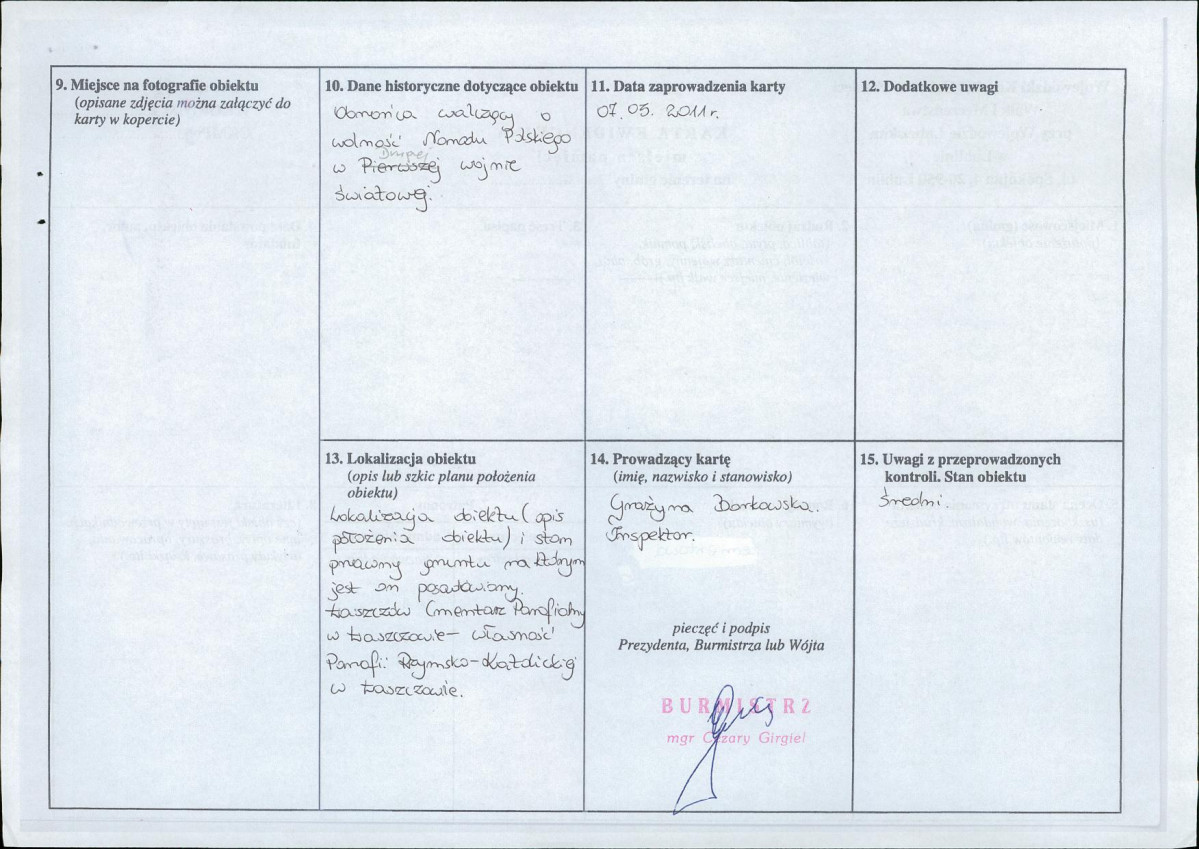 karta ewidencyjna, skan nr 2