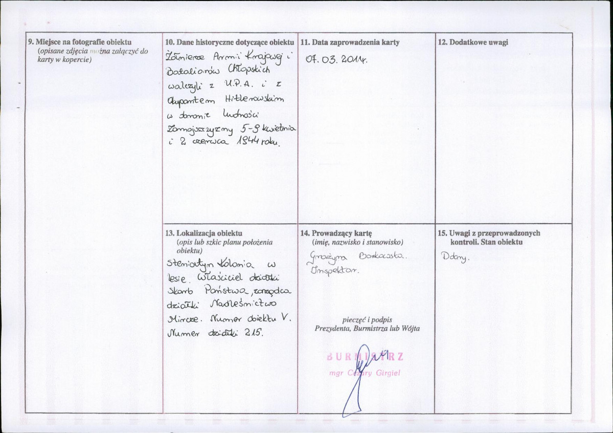 karta ewidencyjna, skan nr 2