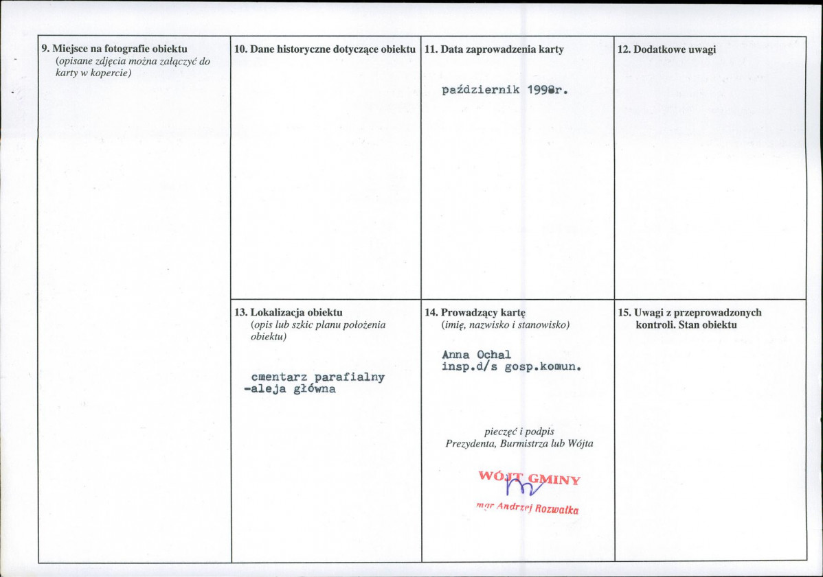 karta ewidencyjna, skan nr 2