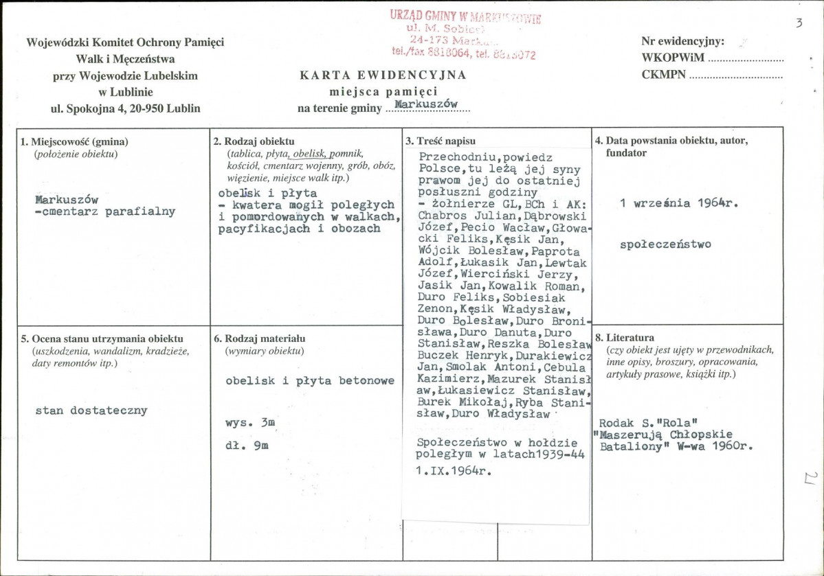 karta ewidencyjna, skan nr 1