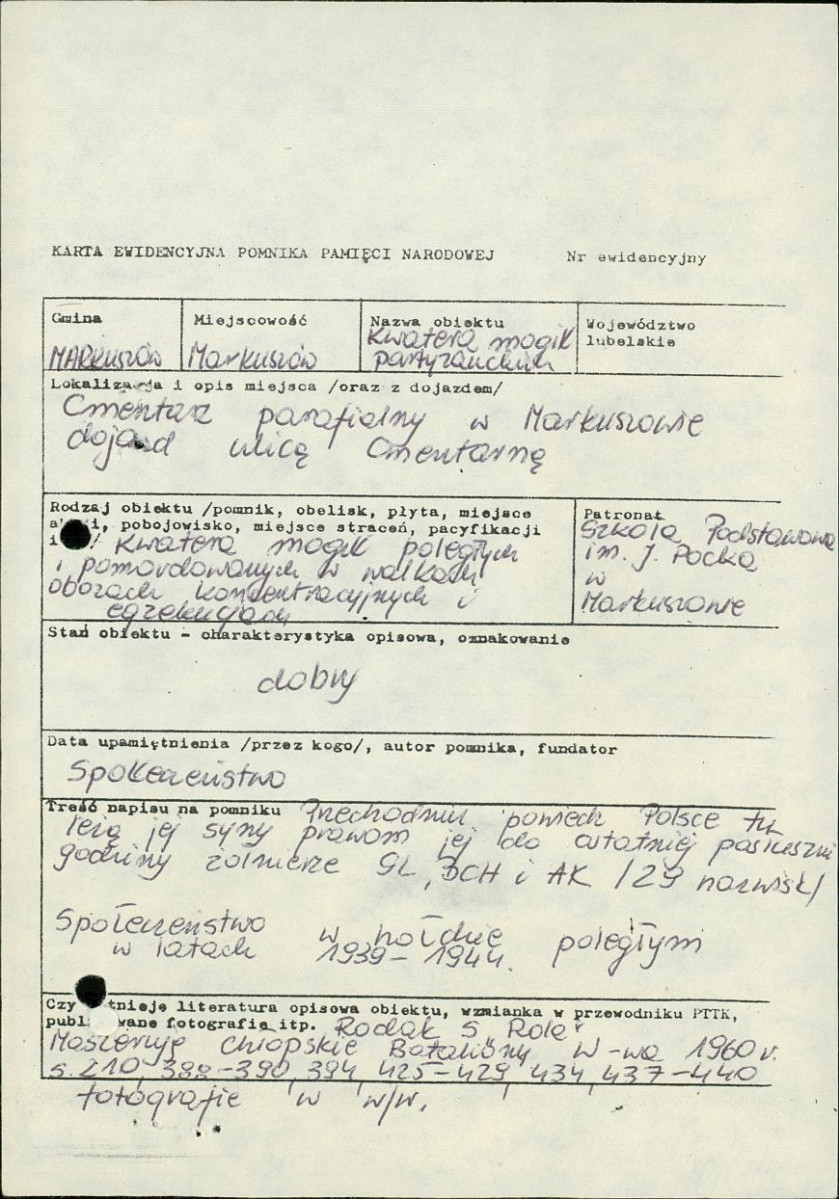 karta ewidencyjna, skan nr 1