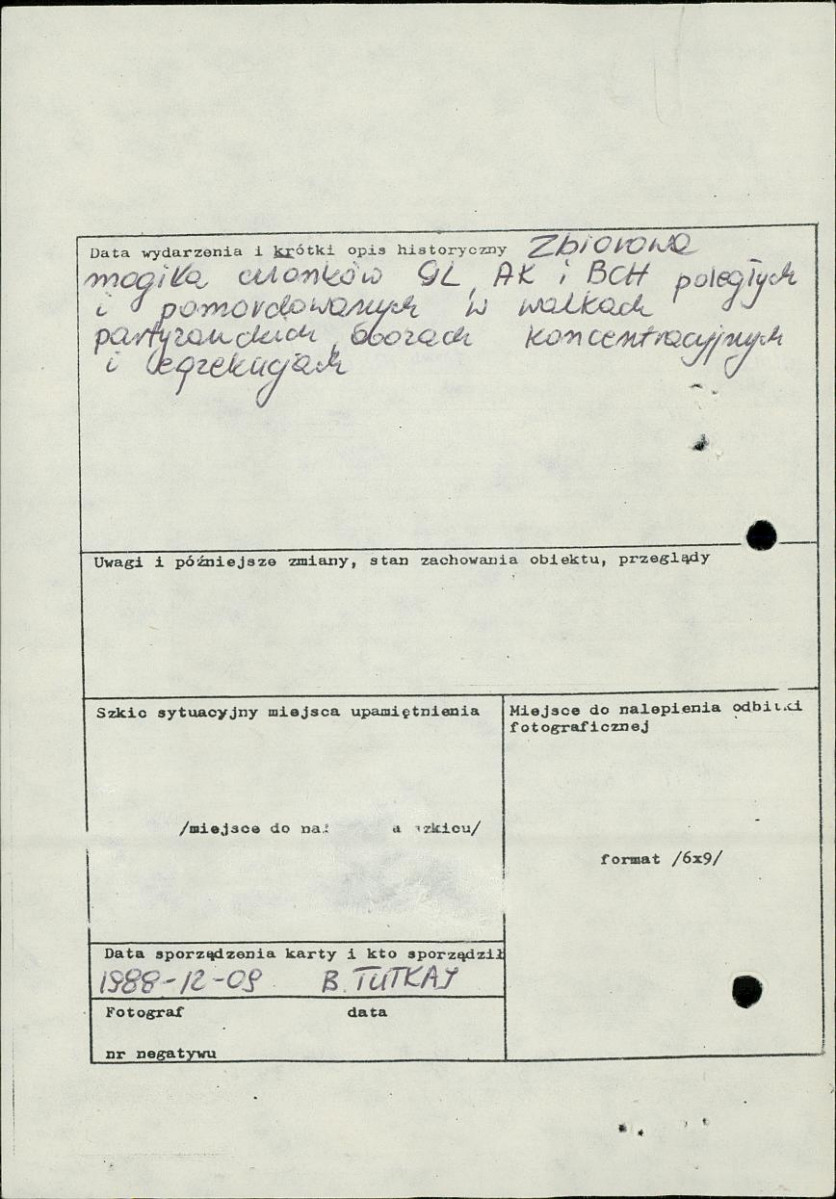 karta ewidencyjna, skan nr 2