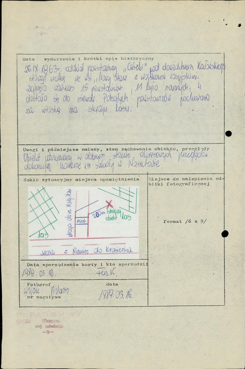 karta ewidencyjna, skan nr 2