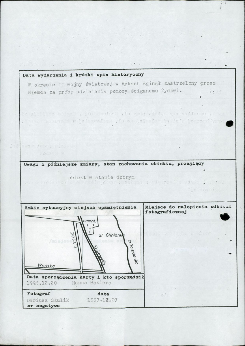 karta ewidencyjna, skan nr 2
