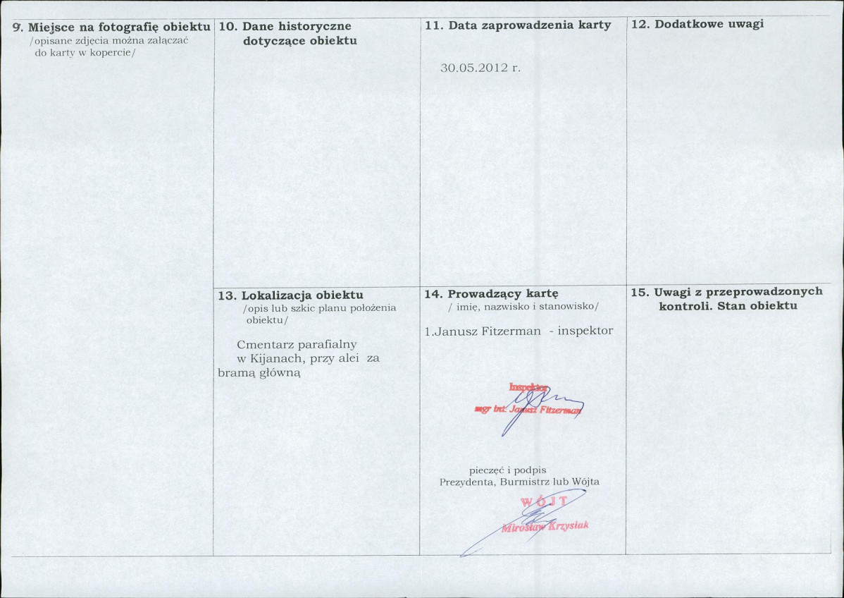 karta ewidencyjna, skan nr 2
