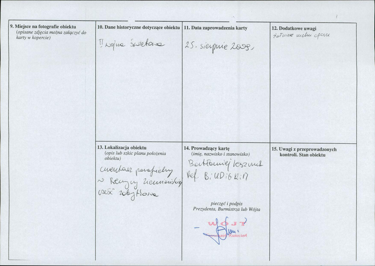 karta ewidencyjna, skan nr 2