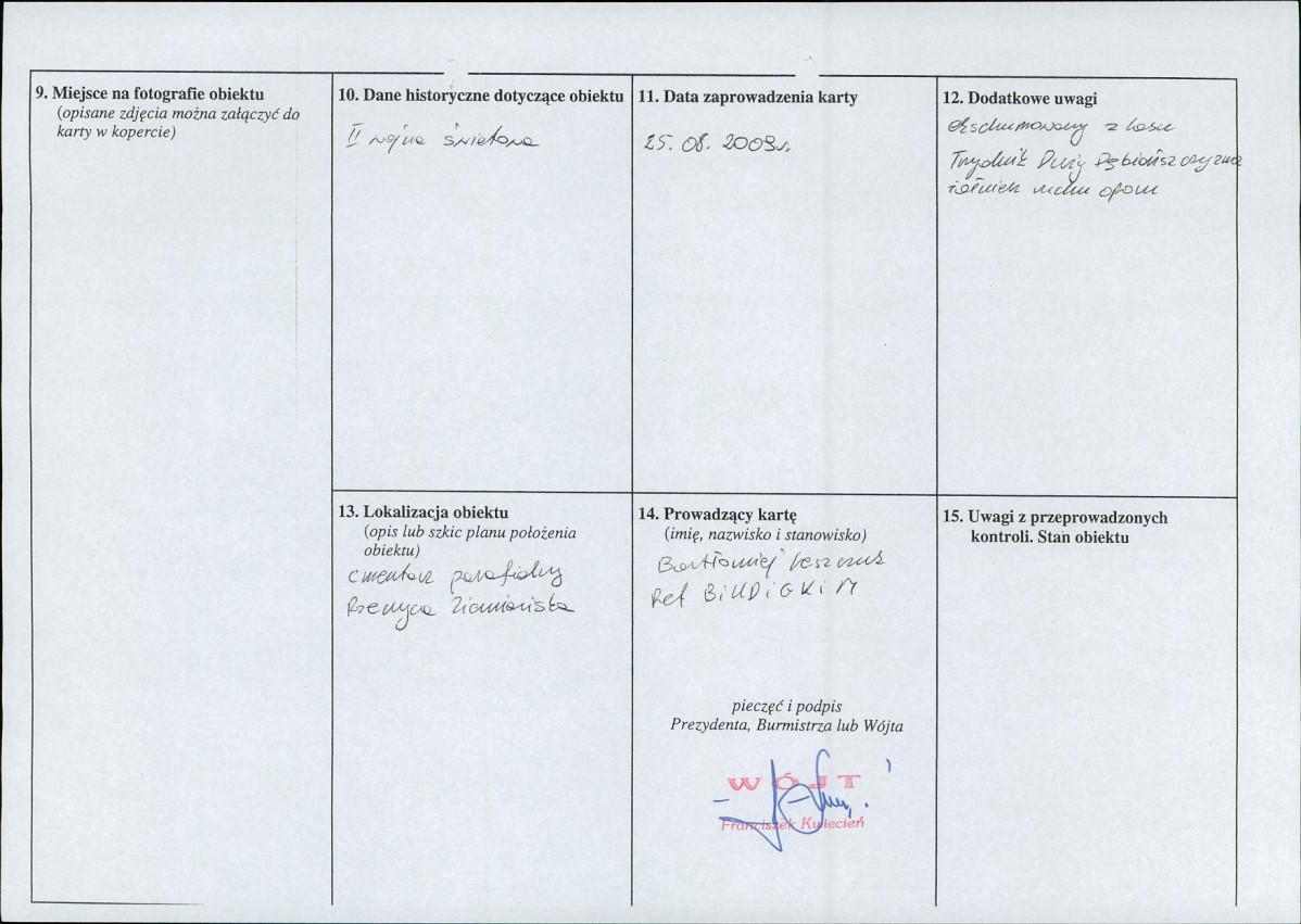 karta ewidencyjna, skan nr 2