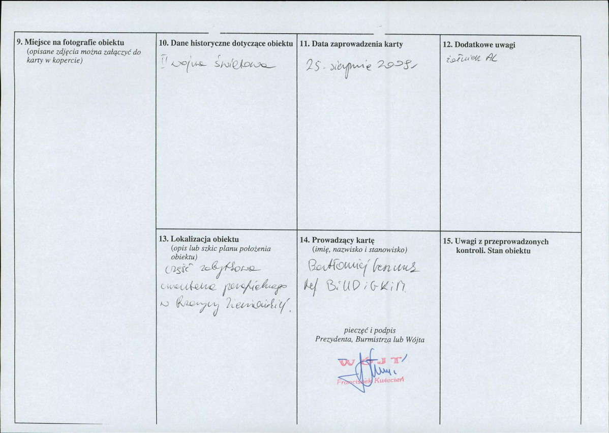 karta ewidencyjna, skan nr 2