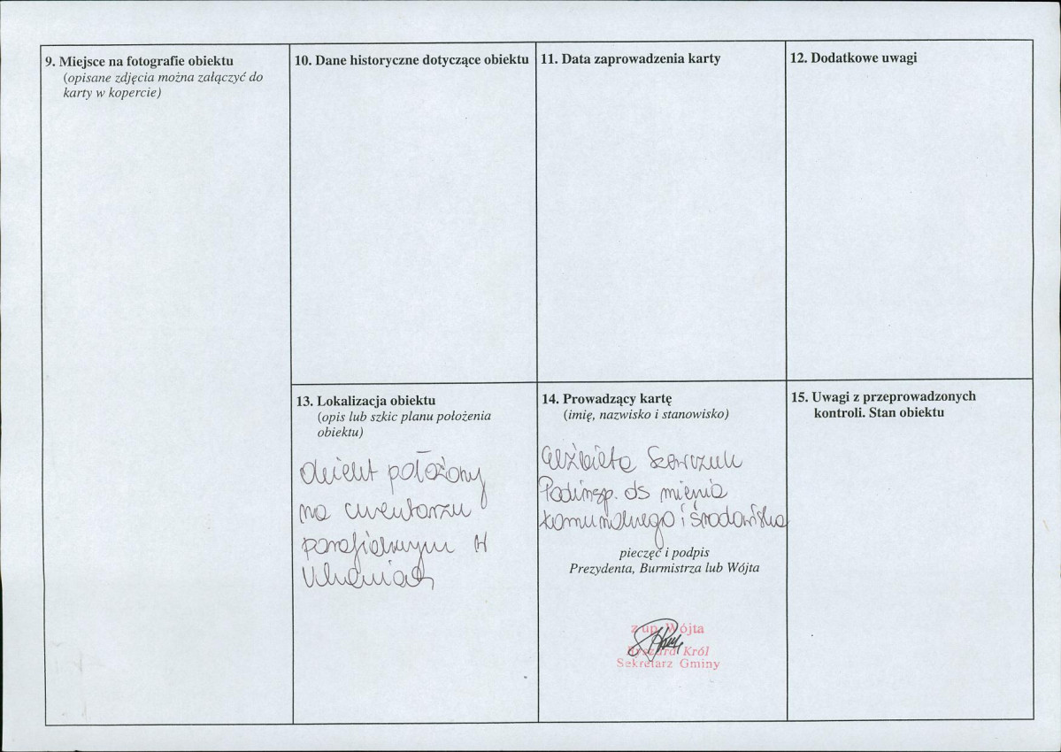 karta ewidencyjna, skan nr 2