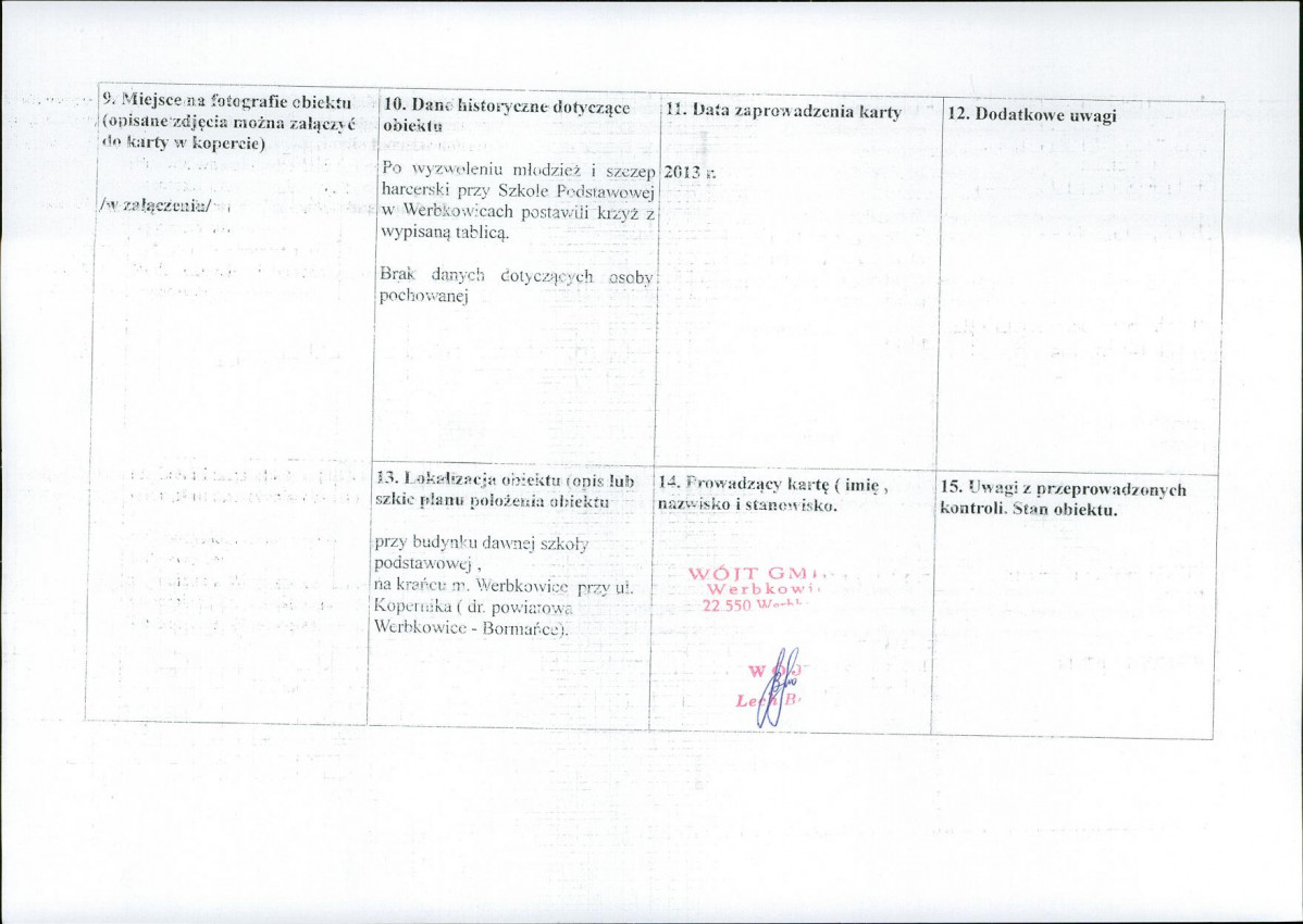 karta ewidencyjna, skan nr 2
