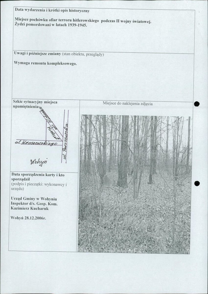 karta ewidencyjna, skan nr 2