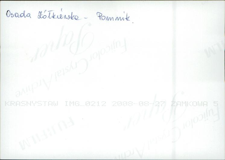 karta ewidencyjna, skan nr 4