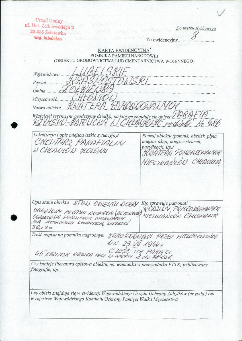 karta ewidencyjna, skan nr 7